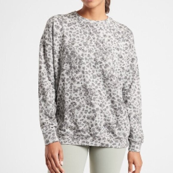 Athleta Studio to Street Sweatshirt in Heather Gray Libra sz XXS - Picture 1 of 4